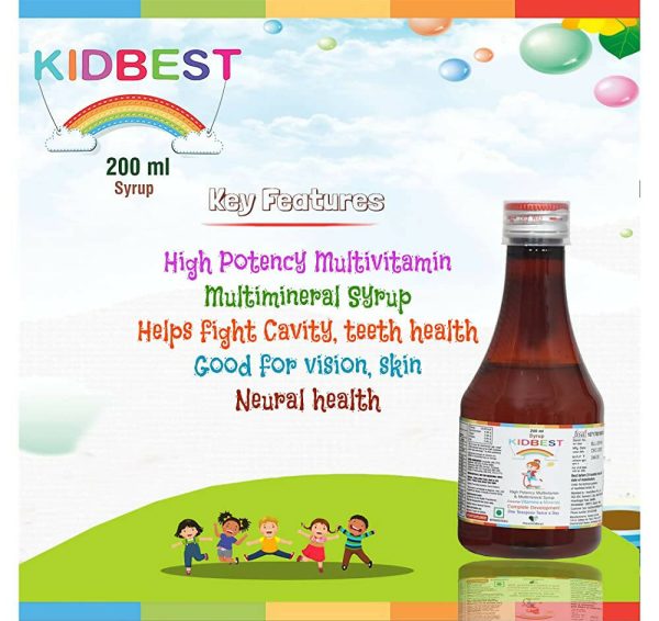 HealthBest Kidbest Multivitamin & Multimineral Syrup for Kids Cheap