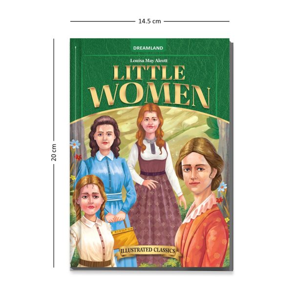 Dreamland Publications Little Woman- Illustrated Abridged Classics for Children with Practice Questions : Children Classic Fiction Book Hot on Sale