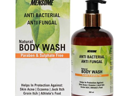 MENSOME Natural Anti Bacterial & Anti Fungal Body Wash Gel Hot on Sale