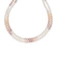 J Pearls 2 Line Mutli-Color Button Pearl Set - Real Pearl Jewelry Hot on Sale