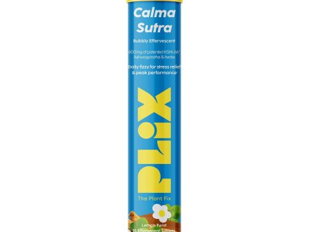 PLIX The Plant Fix Calma Sutra Ashwagandha Effervescent Tablets - Lemon Twist For Cheap