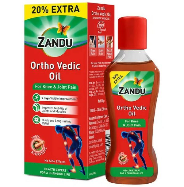 Zandu Ortho Vedic Knee & Joint Pain Oil For Cheap