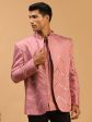 Shrestha By Vastramay Men s Onion Pink Viscose Ethnic Combo Set Online Hot Sale