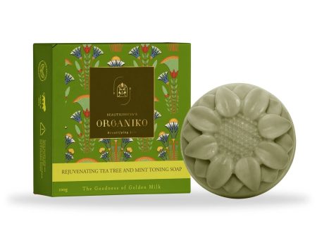 Organiko Rejuvenating Tea Tree and Mint Toning Soap For Cheap