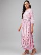 NOZ2TOZ Women Pink Ethnic Motifs Kurta Online now