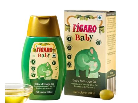 Figaro Baby Massage Oil With Natural Olive Oil, Enriched With Vitamin E Supply