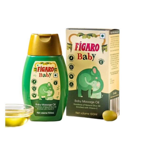 Figaro Baby Massage Oil With Natural Olive Oil, Enriched With Vitamin E Supply