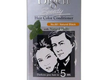 Bigen Hair Colour Conditioner - Natural Black, No. 881 Supply