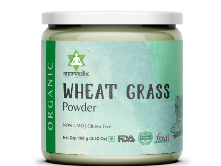 Ayurvedix Organic Wheatgrass Powder Hot on Sale