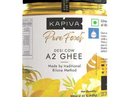 Kapiva A2 Desi Cow Ghee | Pure and Natural Ghee From A2 Cow Milk | Organic Cow Ghee Online Hot Sale