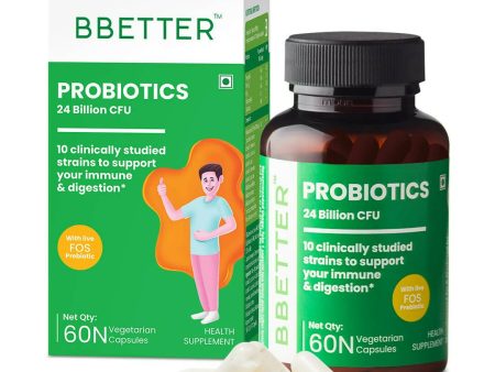 BBETTER Probiotics 24 Billion CFU Capsules Fashion