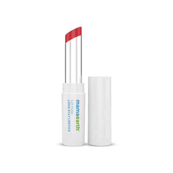 Mamaearth Soft Matte Long Stay Lipstick - Ruby Red Discount