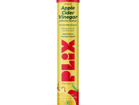 PLIX The Plant Fix Apple Cider Vinegar Effervescent Tablet with Mother - Lemon Masala Supply