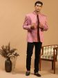 Shrestha By Vastramay Men s Onion Pink Viscose Ethnic Combo Set Online Hot Sale