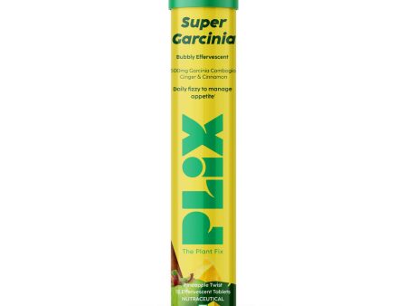 PLIX The Plant Fix Garcinia Bubbly Effervescent Tablets with Ginger, Cinnamon For Discount