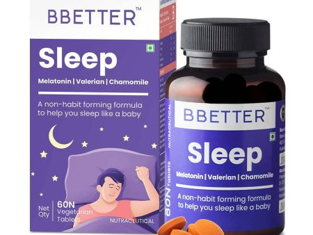 BBETTER Sleep Tablets Melatonin, Valerian, Chamomile Online Hot Sale