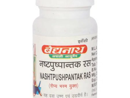 Baidyanath Jhansi Nashtpushpantak Ras Tablets on Sale