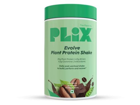 PLIX The Plant Fix Evolve Plant Protein Shake Powder - Cafe Mocha Online now