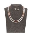 J Pearls 2 Line Mutli-Color Button Pearl Set - Real Pearl Jewelry Hot on Sale