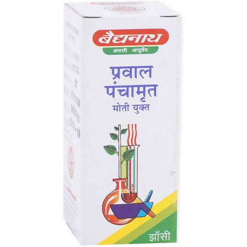 Baidyanath Jhansi Prawal Panchamrit Tablets (Moti Yukta) on Sale