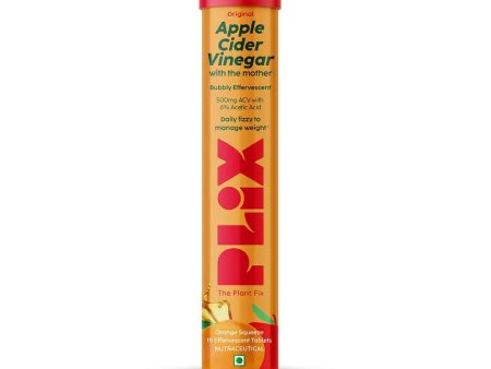 PLIX The Plant Fix Apple Cider Vinegar Effervescent Tablet with Mother - Orange Discount