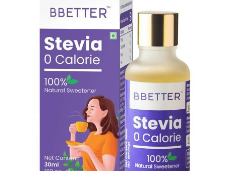 BBETTER Stevia Zero Calorie Drops Natural Sweetener Supply