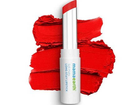 Mamaearth Soft Matte Long Stay Lipstick - Red Dahlia on Sale