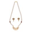 J Pearls Qayanat 1 Line Oval Pearl Necklaces - Real Pearl Jewelry Online Sale