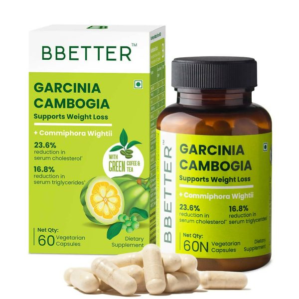 BBETTER Garcinia Capsules With Green Coffee Green Tea Extract For Sale