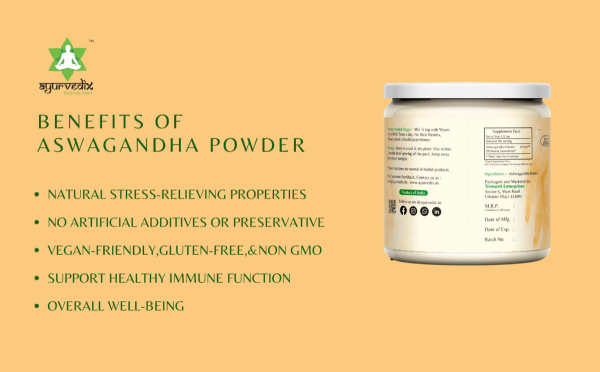 Ayurvedix Organic Ashwagandha Powder on Sale