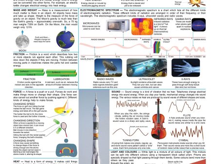 Dreamland Publications Physics : Children Reference Educational Laminated Chart For Discount