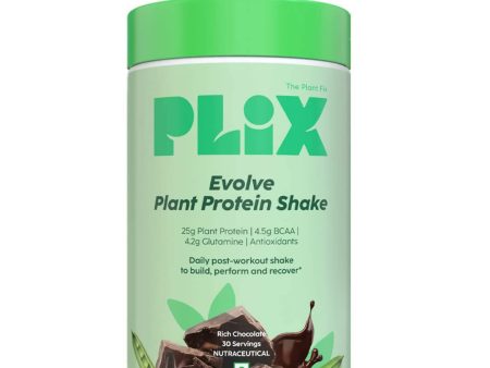 PLIX The Plant Fix Evolve Plant Protein Shake Powder - Chocolate Online Hot Sale