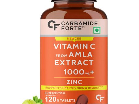 Carbamide Forte Natural Vitamin C Amla Extract With Zinc Tablets on Sale