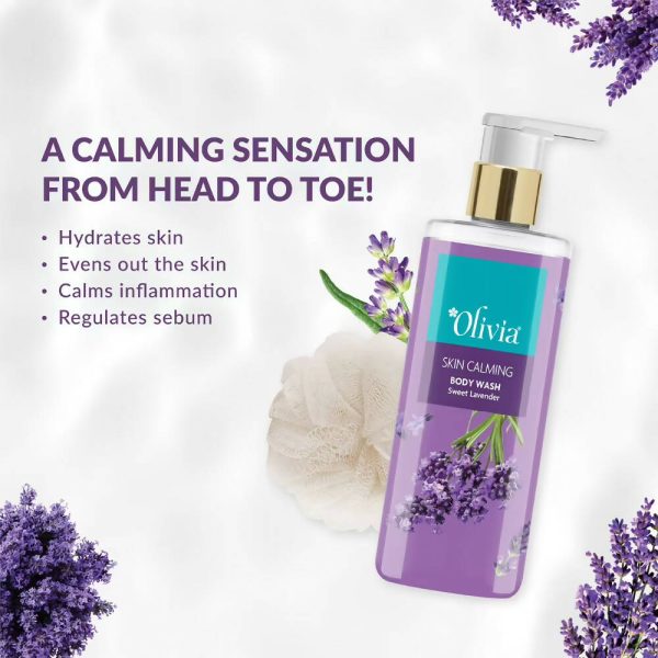 Olivia Skin Calming Body Wash Sweet Lavender Online now