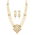 J Pearls Exclusive Rani Necklace Set - Real Pearl Jewelry Discount