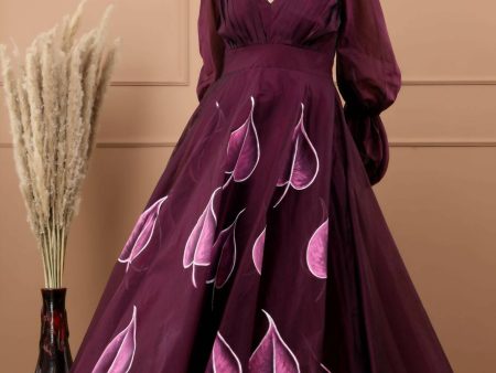 Women s Falsi Hand Painted Dress - Isya For Cheap