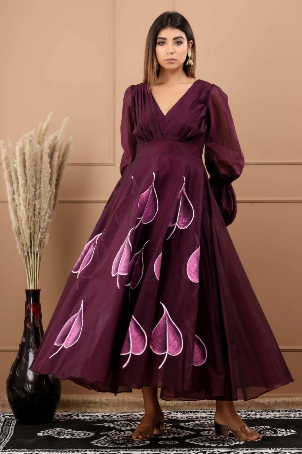 Women s Falsi Hand Painted Dress - Isya For Cheap