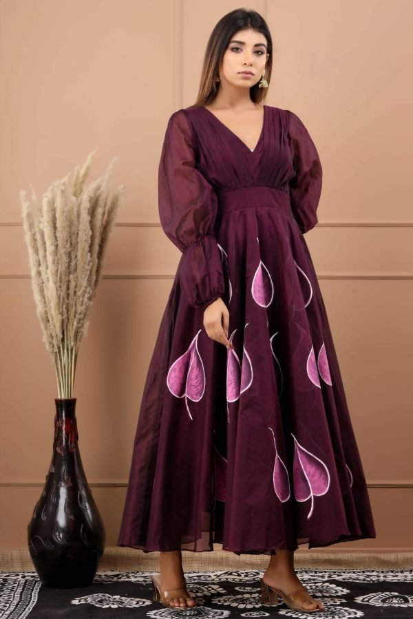 Women s Falsi Hand Painted Dress - Isya For Cheap