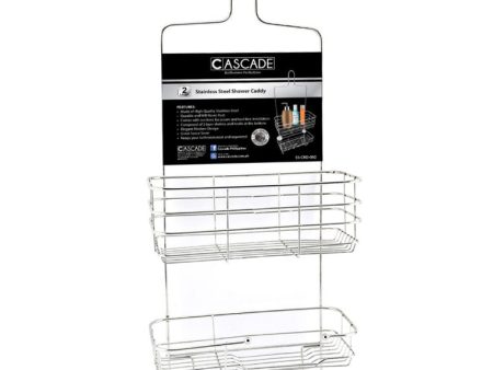 2-Layer Chrome Shower Caddy For Sale