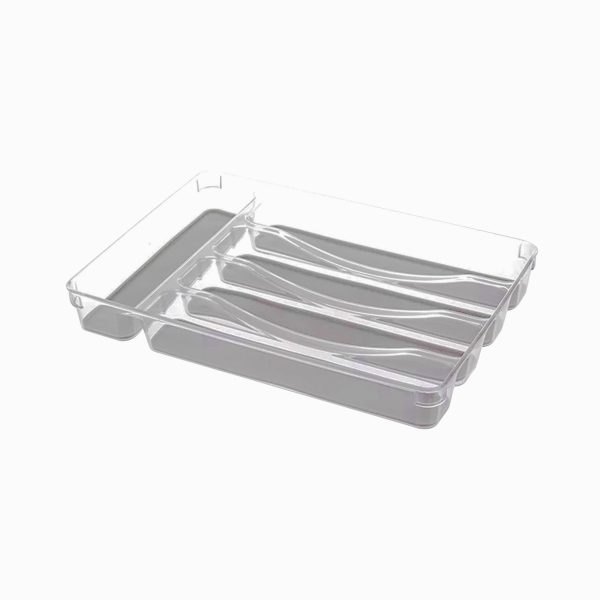 Masflex 5-Compartment Acrylic Cutlery Tray 23.5 x 32.6 x 4.5cm Discount