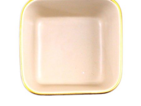 Cuisson Small Square Ceramic Bowl 9 x 9 x 7cm For Sale