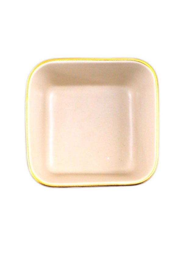 Cuisson Small Square Ceramic Bowl 9 x 9 x 7cm For Sale