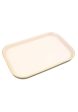 Cuisson Small Rectangular Ceramic Plate with Gold Rim 14 x 11 x 3cm Online