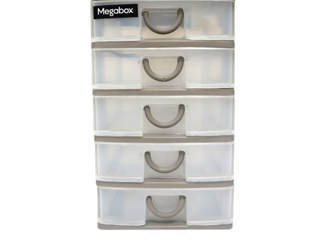 Megabox 5-Layered Mini Drawer 16 x 22 x 27cm (MG-167-5L) Supply