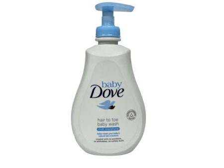 Baby Dove Hair to Toe Baby Wash Rich Moisture 400ml Supply