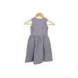 Kidscapade P. Sleeveless Stripes Dress with 2 Patch Pocket - Gray Fashion