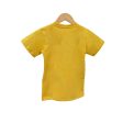 Kidscapade B Short Sleeves T-Shirt with 3 Skeleton Dinosaur Print - Mustard on Sale