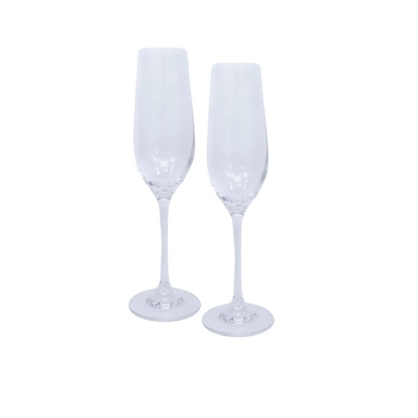 Edge 2-piece Flute Glass 230ml in a Gift Box Online now