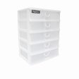 Megabox 5-Layered Medium Mini Drawer 34.5 x 25.5 x 40cm (MG-168S-5L) - White For Cheap