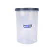 Klio Round Tall Clear Canister 900ml with Lid and Scooper 10 x 10 x 5cm Online Hot Sale